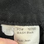 Reformation Vicki Washed Black High Waist Belted Straight Jeans Women’s Size 31 Photo 10