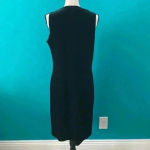 Ronni Nicole  Women's Long Black Velvet Dress Photo 2