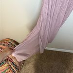 Victoria's Secret  Gold Label Dusty Rose Midi Length Crinkle Nightgown Photo 4