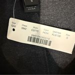 J.Crew NWT  Peplum Top Asymmetrical Charcoal Black Size Small Photo 3