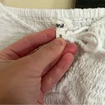 Aerie Smocked Tie Cotton Short Romper Photo 3