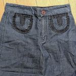 Marc Jacobs  Womens S Small Wide Leg Crop Jeans Denim Pants Boho Hippie Photo 1