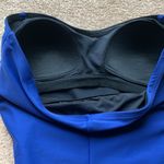 Croft & Barrow strapless blue swim suit Photo 3