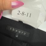 Theory  Pants Womens Size 8 Ines Tailor Black Wool Blend Dress Trouser Photo 5