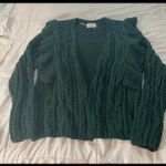 Universal Threads Green ruffle Cardigan Photo 3