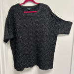 Metaphor  Black and Silver Knit Sweater Photo 0