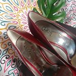 Carlos Santana  Queens Ruby Red Pumps Heels Shoes Photo 4