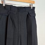Boden black wool blend paper bag dress pants Size 4 Photo 1