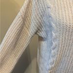 Hippie Rose  | White Cowl Neck Sweater Photo 4