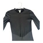 H&M  women’s extra small Black mini dress half sleeves, bodycon tight sexy dress Photo 1