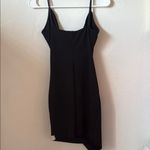 Von Maur Black Ruched Asymmetrical Dress with sparkly edge Photo 2
