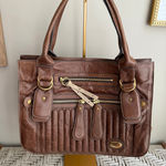 Chloé Vintage Chloe Brown Leather Tote Photo 0