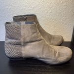 Dansko  Gray Suede Leather Otis Ankle Boots Womens Size‎ 9.5 Side Zipper Slip-On Photo 6