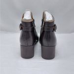 Easy Spirit  Womens Ankle Boots 7.5W Brown Leather Chunky Block Heel Casual Chic Photo 3