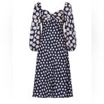 New! Sachin & Babi Melody Floral Crepe Midi Dress Sz‎ 10 $425 Blue Photo 7