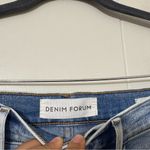 Denim Forum The Lola High Rise Skinny Crop Jeans Size 27 Light Wash Blue Photo 3