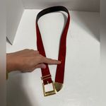 The Limited  Red Genuine Leather Belt - 35” Long Photo 1