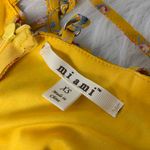 Francesca's Yellow Floral Midi Dress Photo 3