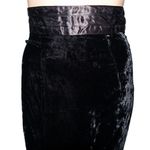 Black Velvet Midi Pencil Skirt S Photo 1