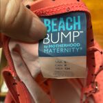 Beach Bump Maternity Pink Polka Dot One Piece bathing Suit Photo 1