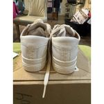 Soludos Leather Lace-Up Sneakers Ibiza White / Off White Size 7 Photo 4