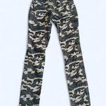 Miley Cyrus Vintage Y2K low rise distressed camo pants Size 3 Green Photo 3