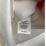 Sail To Sable White Silk Blend Swiss Dot Sleeveless Top Tassel Hem Size Medium Photo 7