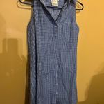 Finley Matthew checkered sleeveless dress small Blue Photo 2