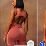 Fabletics romper terra-cotta/ coral Photo 5