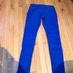 Rag and Bone Vintage Y2K Electric blue colorful moto biker zippers skinny jean 27 Photo 5