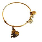 ALEX AND ANI love charm gold tone bangle bracelet Photo 1