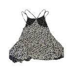 Hurley  Women's‎ Small Floral Print Strappy Black Mini Summer Dress Photo 2