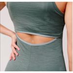 Époque Évolution Nonstop Tee Dress Merino Wool Sleeveless Cutout Back S Green Photo 7