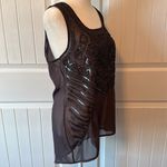 Studio Y SHEER BEADED BLOUSE Photo 4