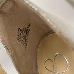 Jessica Simpson studs platform ankle straps silver pumps women Size 8 1/2 Photo 10