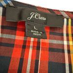 J.Crew NWT Holiday Stewart Tartan Plaid Ruffle Sleeve Top Size Large Photo 7