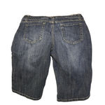 Mossimo Supply Co Mossimo Denim Bermuda Shorts Low Rise Juniors 7 Fits Womens 6 Blue Jean Y2K Vtg Photo 2