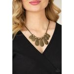 Paparazzi Gallery Goddess Brass Necklace (202) Photo 0