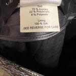 Monique Lhuillier  Silver & Gold Brocade Floral Pencil Skirt Size 2 Photo 10