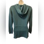 Pendleton  Full Zip Cardigan Hoodie Sweater Sz. S Teal Cinched Waist Pockets Photo 1