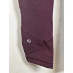 Lululemon Pace Rival Crop 22” Dark Adobe Size 4 Maroon Burgundy Photo 1
