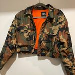 ZARA cropped Camo Puffer jacket Photo 0