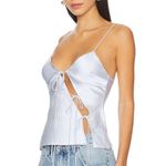 LIONESS Revolve X  Mariah Cami Top Light Blue Photo 1