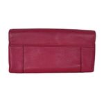 REED KRAKOFF BERRY RED LEATHER CLUTCH WITH DUST BAG Pink Photo 4