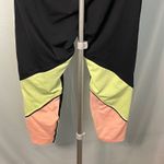 Gap ‎ Body Black Crop Leggings Color Block Yoga Workout Activewear Womens L Photo 3