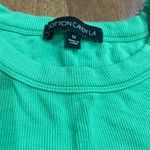 Cotton Candy LA Green Crew Neck Tank Top Photo 1
