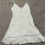 Jessica Simpson  White Eyelet Dress Photo 0