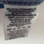 Free People Modern Femme Blue Denim Mini Skirt Dark Wash Zip Up Zipper Back Jean Photo 9