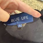 Blue Life  Black Long Sleeve Crop Top Small Photo 3