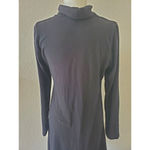 Karen Kane  Black Long Sleeve Flared Hem Cowl Neck Stretch Mid Length Dre… Photo 4